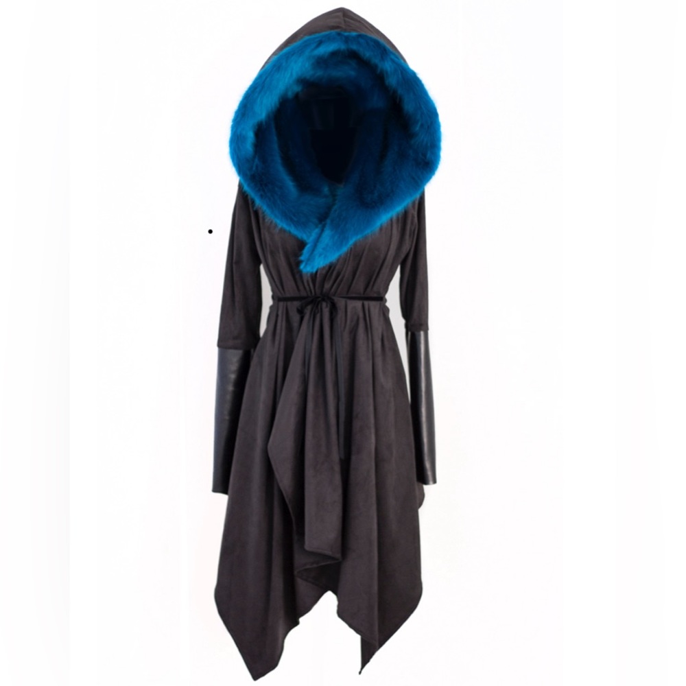 Church of Sanctus Asylum Coat Azure Blue.